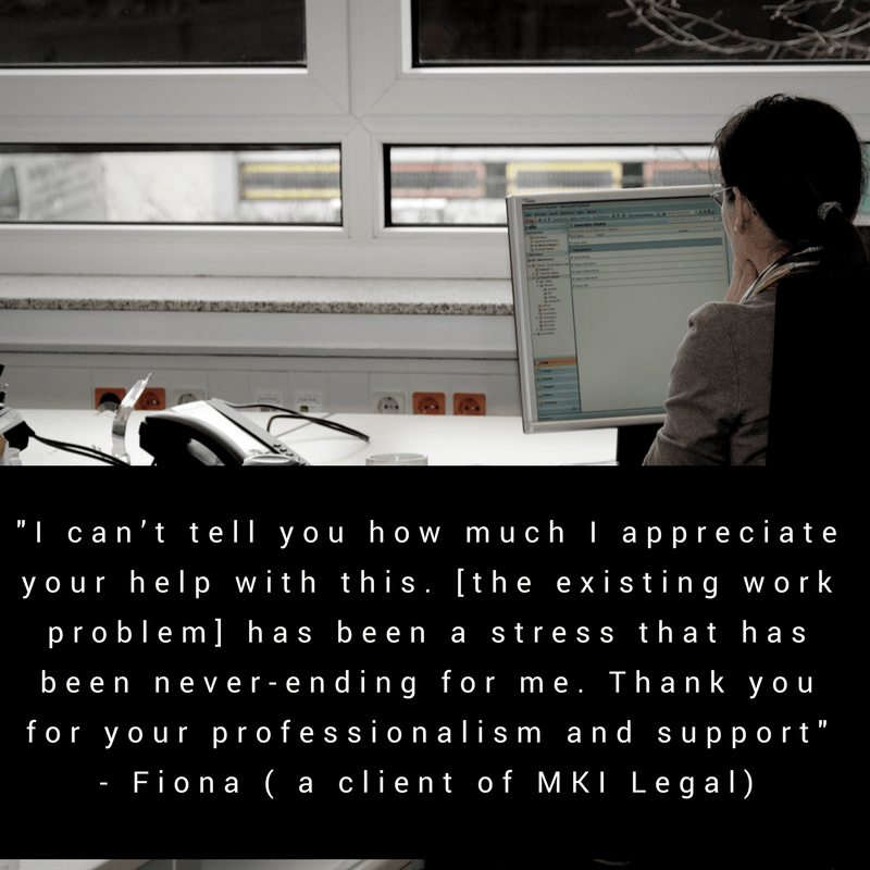 Fiona (a client of MKI Legal)